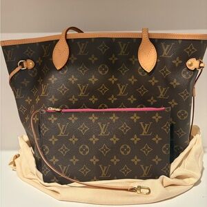 Authentic Louis Vuitton Neverfull MM Bag